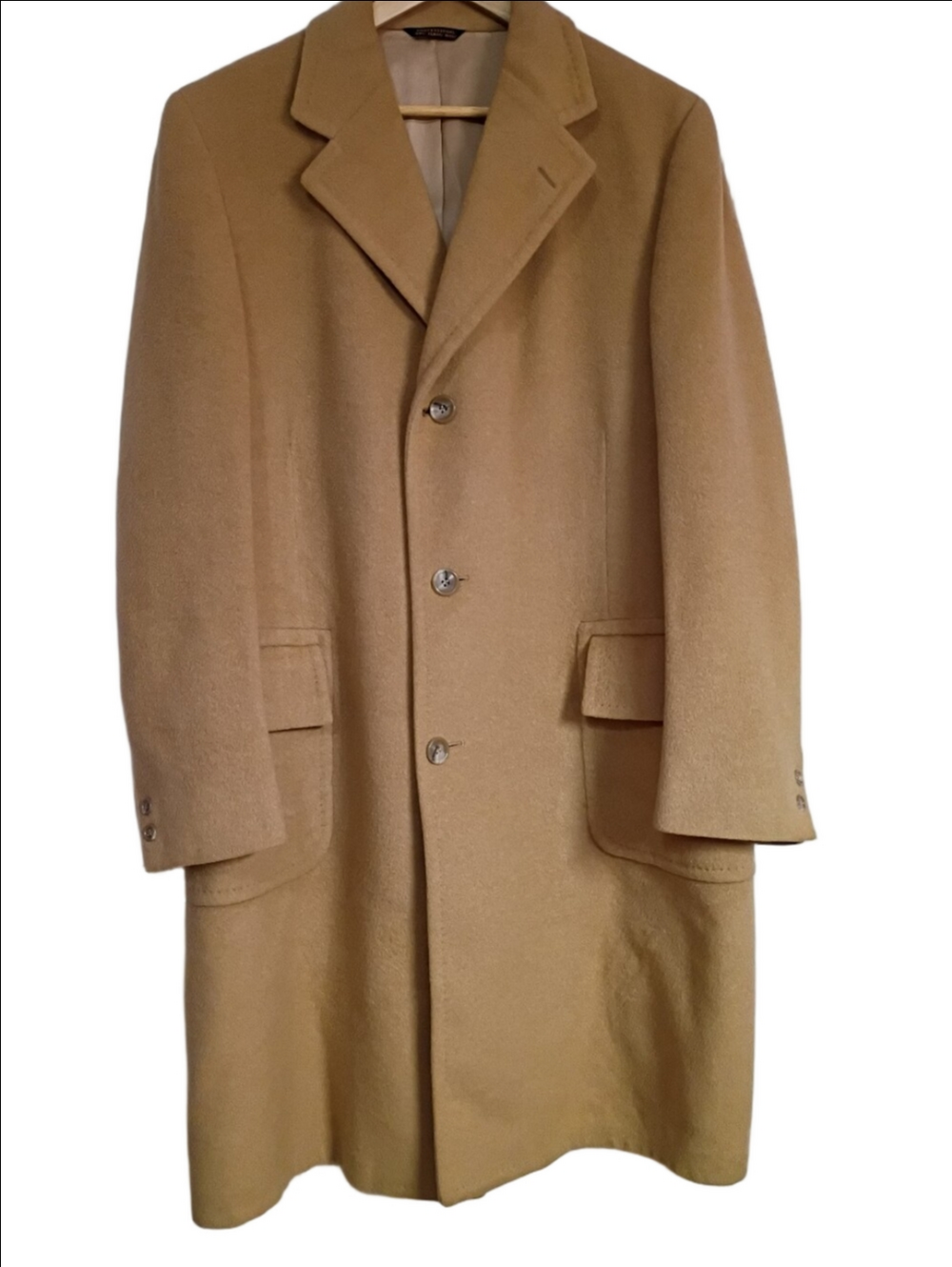 60's "Camel Hair" Vintage Overcoat Made In USA